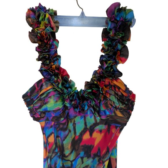 Multicolored Bellissima stunning fancy dress Size 8 - Picture 3 of 4